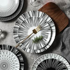 Bộ Đồ Ăn Bắc Âu, Đĩa Mì Ống Phương Tây Đơn Giản Và Sáng Tạo, Món Tráng Miệng Nhà Hàng, Món Ăn Bán Buôn - Product Image 3