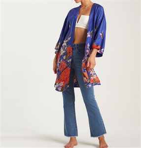 Di alta qualità Su Misura In Raso Kimono Abito per la Sposa e Le Damigelle D'onore della ragazza Camicia Da Notte - Product Image 4