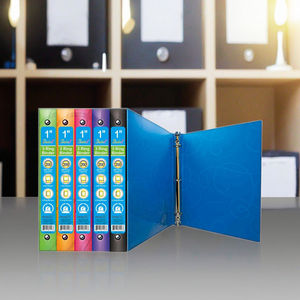 <span class=keywords><strong>Custom</strong></span> Logo 1 "Poly <span class=keywords><strong>3</strong></span>-Ring Binder 48S Swirl Ontwerp Zakbestand Houder Map Pp Materiaal A4 Maat Meerdere Kleuren - Product Image 5