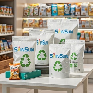 <b>Bags</b> Aluminum Foil Food Grade Plastic Plant Powder Maize Flour Instant Tea Stand up <b>Zip</b> Lock Pet Food Packaging Pouch <b>Bags</b> - Product Image 4