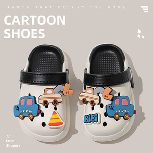 Chaussons décontractés pour enfants, sandales d'été en EVA à motif de dessin animé pour garçons, pantoufles d'intérieur pour enfants, sandales de plage pour filles, sandales de bain pour bébés - Product Image 4