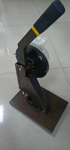 Bán tự động 10mm Kích thước Flex biểu ngữ lỗ đấm máy hướng dẫn sử dụng quảng cáo PVC puncher - Product Image 3