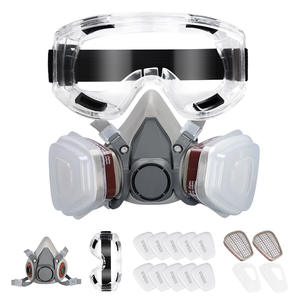 Hochwertige industrielle Atemschutz maske aus Polycarbonat Persönliche staub dichte Gasmaske - Product Image 5