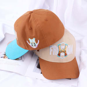 Qianzun 제조 업체 하이 퀄리티 <span class=keywords><strong>2</strong></span> 톤 폴리에스터 스포츠 야구 모자 사용자 정의 3D 자수 로고 야구 모자 - Product Image 2