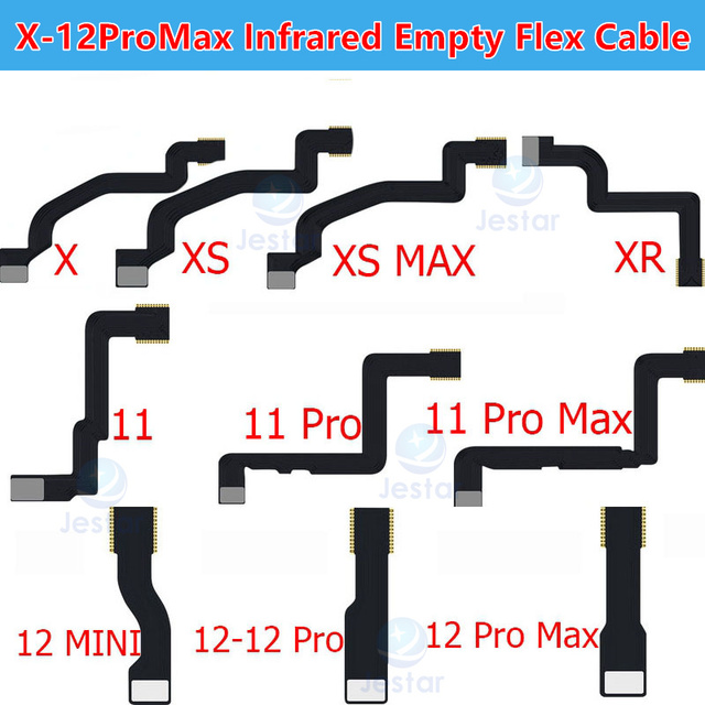 Infrared Convenient Replacement Empty Flex Cable For iPhone X-11 12 ProMax Front Camera Face ID Dot Matrix Projector Repair