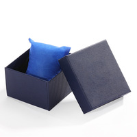 Ciel-Terre Couverture Étanche Montre Boîte Éponge Doublé Carton Cas pour Bracelet Bracelet Poignet Emballage En Relief Cadeaux Boîte