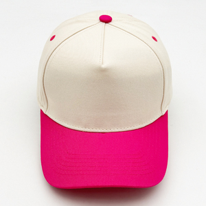 Chất lượng cao 5 Bảng điều chỉnh unisex Mũ bóng chày tùy chỉnh 3D thêu logo hai giai điệu cong vành gorras Mũ bóng chày - Product Image 6