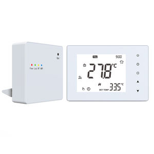 Toupwell TP708RF <span class=keywords><strong>Thermostat</strong></span> de chaudière à gaz filaire de chauffage numérique <span class=keywords><strong>programmable</strong></span> moderne 230v alimenté par batterie pour une utilisation dans le salon de l'hôtel - Product Image 1