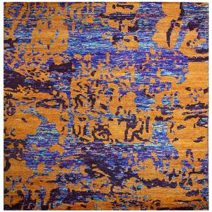 Tapis de sol carré de grande taille, intérieur moderne de luxe, qualité d'exportation en gros, fait à la main, antibactérien, antidérapant, poils moyens - Product Image 6