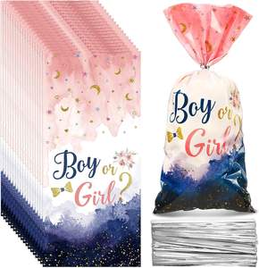 <span class=keywords><strong>Bolsa</strong></span> <span class=keywords><strong>de</strong></span> pie, 100 Uds., bolsas <span class=keywords><strong>de</strong></span> regalo <span class=keywords><strong>de</strong></span> revelación <span class=keywords><strong>de</strong></span> género, bolsas <span class=keywords><strong>de</strong></span> recuerdo <span class=keywords><strong>de</strong></span> caramelo <span class=keywords><strong>de</strong></span> acuarela azul rosa para niño y niña con lazos torcidos para Baby Shower - Product Image 2