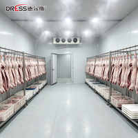 Chambre froide commerciale, équipement de stockage frigorifique, conteneur congélateur de 20 pieds, conteneur frigorifique walk-in, unité de réfrigération