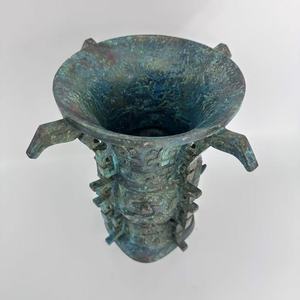 Di sản văn hóa Trung Quốc biểu tượng rượu vang cổ tàu quà tặng cao cấp Trung Quốc Đồng Nghi Lễ cho các nhà Sử Học thu gom - Product Image 4