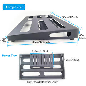 Accessoires d'instruments de musique personnalisés pour pédales d'effets de guitare usinées par CNC, sans éclats, sans bavures, sans trous de sable - Product Image 4