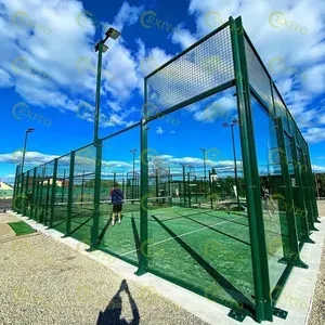 EXITO Cancha de padel de nuevo diseno, cancha de padel panoramica, gran oferta en todo el mundo con un alto nivel