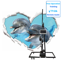 Impresora de inyección de tinta UV de Arte de pared automática portátil vertical 3D Impresora de pared de tinta Uv