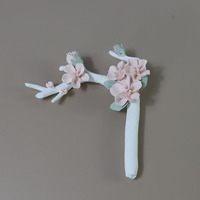 Synwish Hôtel Parfum Unique Céramique Fleur Bâtons En Gros Huile De Luxe Bouteilles Nouveau Bâton Reed Diffuseur Pour La Maison