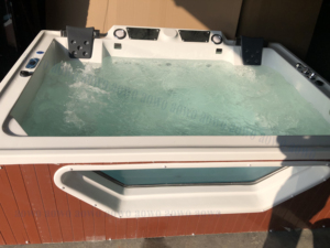 Tubo caliente spa al aire libre 5 personas de lujo vetrorresina piscina sin fin Bañera fordable adulto American Balboa System Xingxiao <span class=keywords><strong>motor</strong></span> - Product Image 5