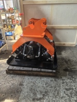 Compacteur de plaques hydraulique pour mini-excavatrices de 1,5 à 3,5 tonnes - Outil de compactage du sol pour la construction