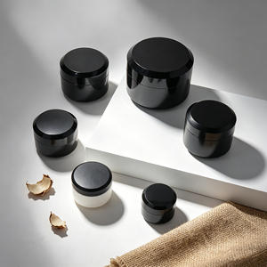 Tarro de Plástico PP Negro a Precio de Fábrica, 5g 10g 30g 50g 100g, Envase para Crema Corporal y Facial, Etiqueta OEM - Product Image 3