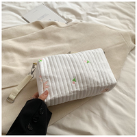 Nouvelle arrivée : sac de rangement suspendu pour poussette, 25x8x16cm, pliable, brodé, sac à main cosmétique pour maman, pour l'extérieur