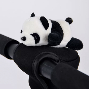 Funda protectora personalizada para manillar de bicicleta para niños, accesorios de bicicleta, animales de peluche, juguete - Product Image 6