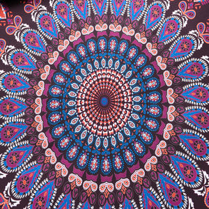 Disesuaikan empat bagian Modern dicetak pola Turki ungu penutup tempat tidur set 24 jam ketersediaan Online - Product Image 6