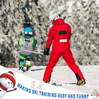 Sangle de ski OEM pour enfants Corde de traction de sécurité sportive Équipement d'entraînement de ski avec sac de poitrine Porte-ski Corde de protection pour débutants