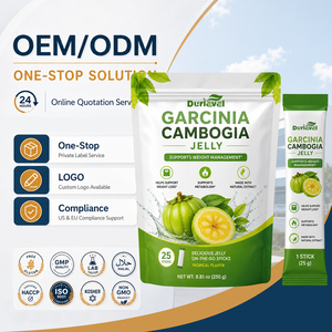 Gelée de Garcinia Cambogia, végétalienne, 1500 mg de HCA par comprimé, saveur d'ananas, facile à avaler, pack quotidien - Product Image 1