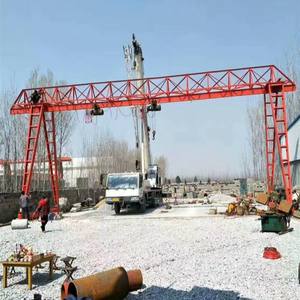 Grúa de pórtico industrial con gancho de viga de control remoto eléctrico montado movible para interior y exterior de almacén - Product Image 4