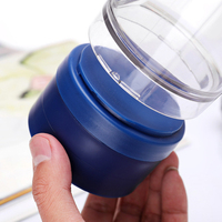 Fonwhy Bouteille de shaker de boisson sportive en plastique Tritan personnalisé de 500ml avec poignée portable et boîte à pilules