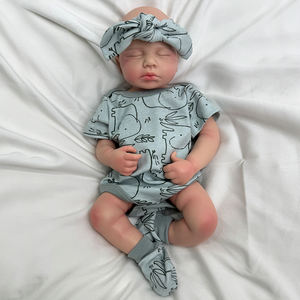 ตุ๊กตาซิลิโคนนุ่มเหมือนจริง ขนาด 20 นิ้ว 50 ซม. รูปแบบเด็กทารก LouLou สำหรับเด็กชายและเด็กหญิง - Product Image 1