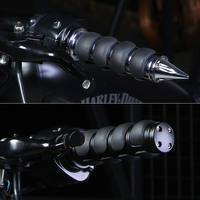 Pegangan Setang Motor Modifikasi Universal dari Aluminium Alloy untuk Setang 25mm, Anti Selip, Pegangan Gas