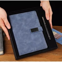Couverture en cuir PU A5 personnalisée 100 feuilles couverture rigide carnet de notes de planificateur d'affaires avec reliure à coudre carnet de notes imprimé