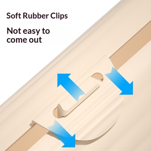 Sac de maquillage en silicone le plus vendu, avec fermeture à bouton, anti-poussière, pour pinceaux de maquillage et papeterie, peut être accroché - Product Image 4