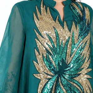 Abaya élégante de style nouveau en matériau de haute qualité, sur mesure pour les femmes musulmanes, adaptée aux mariages et aux occasions spéciales - Product Image 2