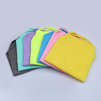 Serviette de bain longue de style coréen en nylon avec élastique extensible pour le frottement