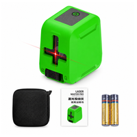Niveau laser croisé auto-nivelant rouge à deux lignes pour l'alignement intérieur et extérieur