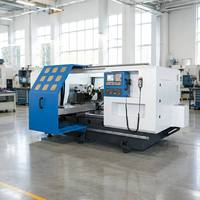 Machine de tournage automatique CNC à double rouleau pour la formage de boîtiers de ventilateurs et de souffleurs en acier inoxydable