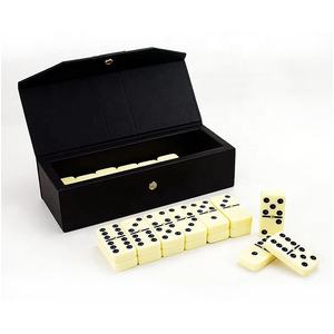 Ensemble Domino Ivoire Double Six 28 Ensemble de <span class=keywords><strong>dominos</strong></span> pour adultes et enfants de 8 ans et plus pour ensemble de jeu Domino en cuir familial - Product Image 5