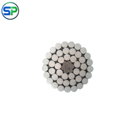 Conducteur ACSR, conducteur en aluminium nu renforcé d'acier, câble d'alimentation aérien 16-630 mm², norme ASTM IEC pour ligne de transmission