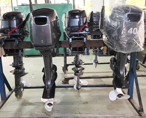 New <b>40HP</b> Twin Cylinder Water Cooled 2-Stroke <b>Outboard</b> <b>Motor</b> for Fishing Boat Short Shaft Gasoline Engine Fuel-Efficient Design - Product Image 5