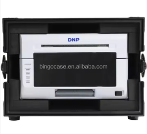 Boîtier de transport personnalisé OEM/ODM en aluminium noir <span class=keywords><strong>Sinfonia</strong></span> CS2 pour imprimantes Mitsubishi CP-K60DW-S et CP-D80DW – Finition noire durable - Product Image 2