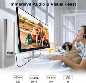 <span class=keywords><strong>Adaptateur</strong></span> DisplayPort <span class=keywords><strong>vers</strong></span> <span class=keywords><strong>HDMI</strong></span> 4K UGREEN 30Hz, unidirectionnel DP 1.4 <span class=keywords><strong>vers</strong></span> <span class=keywords><strong>HDMI</strong></span> 1.4, mâle <span class=keywords><strong>vers</strong></span> femelle, convertisseur en aluminium - Product Image 2