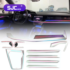 Luce Ambientale SJC per Auto a 64 Colori per <span class=keywords><strong>Audi</strong></span> <span class=keywords><strong>A3</strong></span> S3 2021-2025, Kit Interno Auto con Staffa di Montaggio, Luce Atmosferica <span class=keywords><strong>LED</strong></span> Sinfonica - Product Image 1