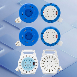 Extensión de carrete de cable de <span class=keywords><strong>5</strong></span> <span class=keywords><strong>metros</strong></span> para electrodomésticos IEC hembra a BS macho tipo de extremo fabricado por nombre - Product Image 2