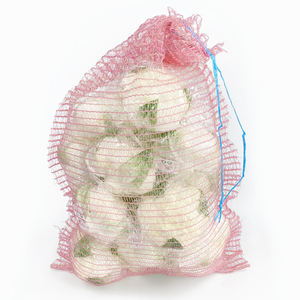 ขายด่วน Raschel ตาข่ายสุทธิถุง 50*80 ซม. และ 45*75 ซม. บรรจุภัณฑ์สําหรับหัวหอมมันฝรั่งและผลไม้เพื่อการเกษตร - Product Image 6