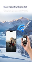 Caméra corporelle mini 4K pour casque, guidon de moto, sport, batterie, POV, Vlog, action, Wi-Fi, caméra de poche