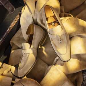 High-end Men's Genuine Leather Business Formal Casual Shoes <b>Top</b> Layer Cowhide Best Selling Summer Footwear - Product Image 1