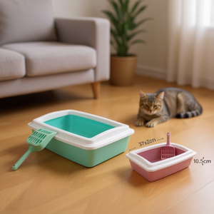Bac à litière pour chat Yommy 37x27x10.5cm avec pelle pour chats - Product Image 3