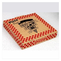 Boîtes jetables 10x10 pour restauration rapide, emballage personnalisé imprimé, réutilisables, livraison à emporter, boîte à pizza marron et blanche de 16 pouces